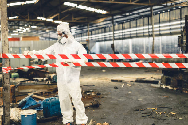Professional Crime Scene Cleanup technician working in Camden, OH